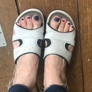 Ecco Sandals pale grey Size 38
